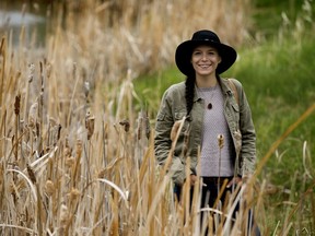 Edmonton's new historian laureate Amber Paquette poses for a photo, in Edmonton Friday May 22, 2020.