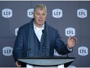 CFL commissioner Randy Ambrosie warns of potentially catastrophic consequences for the CFL due to COVID-19.