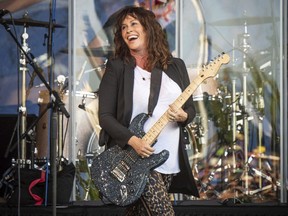 Ottawa native Alanis Morissette, shown performing at the New Orleans Jazz and Heritage Festival in 2019, will be one of the headliners at this year's virtual Canada Day celebration on July 1.
