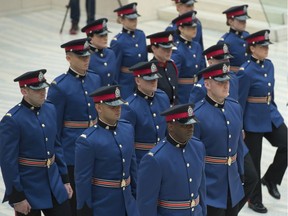 Edmonton Police Service recruit graduation ceremony for Training Class 145 at City Hall on June 7, 2019. 23 Graduates joined the ranks of EPS.