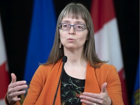 Alberta's chief medical officer of health Dr. Deena Hinshaw provides an update, from Edmonton on Friday, June 5, 2020, on COVID-19 and the ongoing work to protect public health.