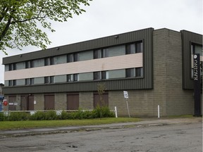 A former jockey dormitory on the Northlands site will be used as a temporary bridge housing site for up to 78 homeless residents.