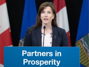Minister of Economic Development, Trade and Tourism Tanya Fir announces on June 16, 2020, additional supports to help Alberta businesses survive the COVID-19 pandemic.