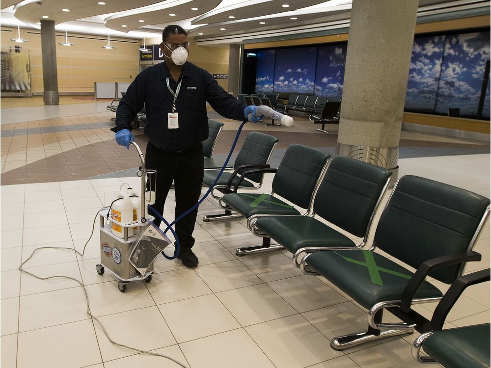 Face masks mandatory at Edmonton airport as more passengers take off ...