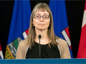 Alberta's chief medical officer of health Dr. Deena Hinshaw provides an update on Alberta's COVID-19 cases on June 19, 2020.