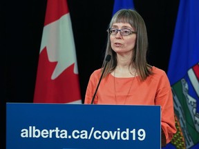 A COVID-19 update with chief medical officer of health Dr. Deena Hinshaw in Edmonton on June 25, 2020.