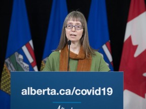 Alberta’s chief medical officer of health Dr. Deena Hinshaw gives her COVID-19 update in Edmonton on Tuesday, June 23, 2020.