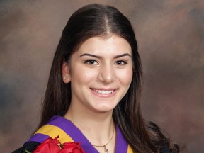 Jessica Hammal, Edmonton's Archbishop MacDonald Catholic High School valedictorian for the Class of 2020.