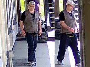Police are asking for the public's help identifying a man seen walking outside the Royal Lodge hotel where Lisa Arsenault was killed on May 24.
