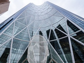 The Bow Building in downtown Calgary, former headquarters to Encana, which was renamed Ovintiv in 2019.