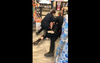 Officers tackle and pin down James-Dean Sauter during an arrest over a stolen licence plate at the Circle K near 116 Street and 104 Avenue on May 14, 2020. Sauter was released and no charges were laid. The bystander, Joshua Powell, was also arrested and charged with obstructing police.