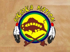 The Siksika Nation is located southeast of Calgary.