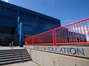 The Edmonton Public School's Centre For Education. EPS released further details about its online learning plan Wednesday, which will include a mix of live online instruction from teachers, directed activities and work that kids will do independently or in groups.