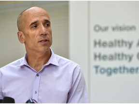 Dr. David Zygun, Edmonton zone medical director with Alberta Health Services, said there is "a case" being investigated at this time at the Grey Nuns Hospital, Aug. 17, 2020.