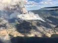 The Christie Mountain wildfire is shown in this image provided by the B.C. Wildfire Service. Hundreds of residents south of Penticton have been ordered to evacuate immediately as firefighters respond to the "rapidly evolving" fire.