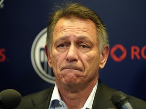 Ken Holland (Edmonton Oilers General Manager and President of Hockey Operations) held a media conference at Rogers Place in Edmonton on Thursday February 20, 2020, just days before the NHL trade deadline. (PHOTO BY LARRY WONG/POSTMEDIA)