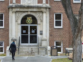 The St. Joseph's College building at the University of Alberta in Edmonton, Alberta on October 20, 2012.