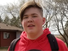 Troy Boone, 15, was stabbed at a north Edmonton hotel Sept. 2, 2020 and later died in hospital. A second man has been charged in his stabbing death.