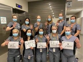 The "Team 4 Fighters" a group of University of Alberta dental hygiene students are raising money for this year's Ovarian Cancer Canada Walk of Hope after their instructor Patricia (Patty) Gainer was diagnosed with ovarian cancer earlier this year.