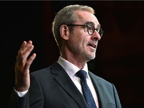 Bill Flanagan becomes the 14th president of the University of Alberta during the president's Installation ceremony at the Northern Alberta Jubilee Auditorium in Edmonton on Wednesday, Sept. 16, 2020.