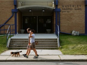 A COVID-19 outbreak has been declared at Waverley Elementary School in Edmonton on Friday, Sept. 18, 2020. Two students from the school tested positive for the virus. Twelve students and seven staff members have been ordered to self-isolate at home for 14 days.