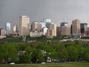 Skyline photo of the City of Edmonton, May 31, 2017. Ed Kaiser/Postmedia (Standalone Photo)