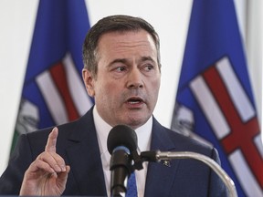 Alberta Premier Jason Kenney. The UCP's sliding popularity may be due to the party's determination to continue upending government systems and funding levels during the COVID-19 pandemic.