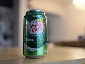 A can of Canada Dry Ginger Ale is shown in Toronto on Thursday Oct. 29, 2020.