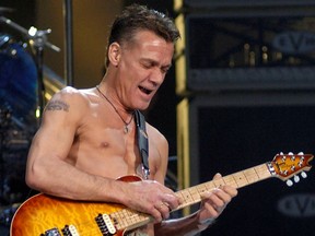 Eddie Van Halen performs on the first stop of the Van Halen tour in Charlotte, North Carolina September 27, 2007.