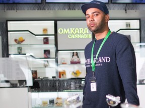 Omkara Cannabis owner Shawn Bali was photographed in his northwest Calgary store on Tuesday, May 5, 2020.