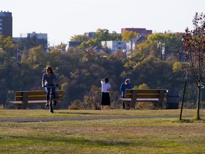 The warm weekend weather is set to continue until early in the week. Taken on Saturday, Oct. 3, 2020 in Edmonton.