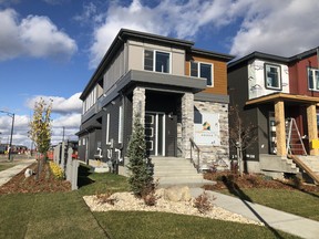 Exterior of modern two storey home