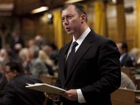 Conservative MP Rob Anders in the House of Commons in Ottawa on Wednesday, Sept. 26, 2012.
