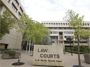 The Edmonton Law Courts, housing provincial courts, family courts, the Court of Appeal and Court of Queen's Bench, is seen in downtown Edmonton, Alta., Monday, June 9, 2014.