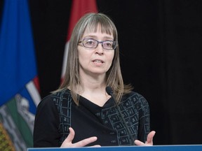 Alberta chief medical officer of health Dr. Deena Hinshaw.