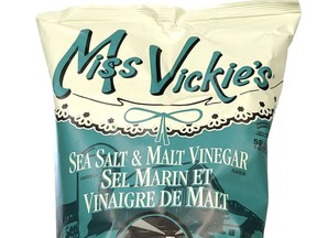 Miss Vickie's Sea Salt  Malt Vinegar potato chips.