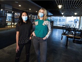 Fleisch restaurant co-owners Kim Der, left, and Katy Ingraham, right, have decided to close their dine-in options as a way to fight COVID-19 and protect their staff.