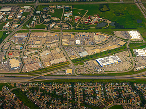 Aerial view of South Edmonton Common
