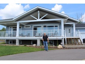 Marty Forbes at his home at Water's Edge, on the north shore of Lac Ste. Anne, near Edmonton.