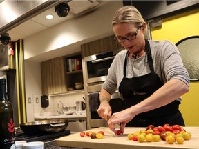 Kathryn Joel of Get Cooking at work.