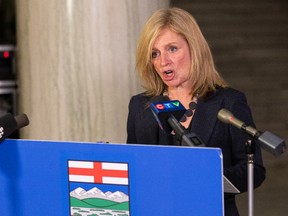Opposition Alberta NDP Leader Rachel Notley speaks about leaked internal COVID-19 data from Alberta Health Services, Tuesday, Dec. 1, 2020.