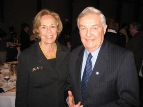 Former premier Peter Lougheed and his wife Jeanne Lougheed.