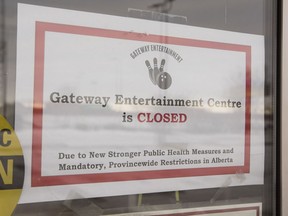 Workers in Edmonton's food and entertainment industries are bracing for layoffs as the province's latest public health restrictions came into effect on Sunday, Dec. 13, 2020. At Gateway Lanes, 100 employees will be officially laid off as of Monday, Dec. 14, 2020.