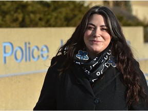 Andrea Levey, seen on Wednesday, Dec. 23, 2020, will be leading a new Indigenous Council started by the Edmonton Police Service, and they're looking to recruit new members from the community.