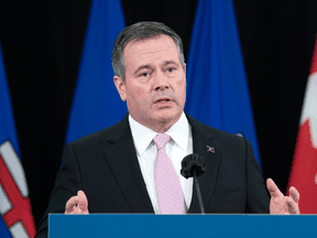 Premier Jason Kenney outlined a list of new restrictions because of COVID-19 on Tuesday.