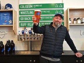 Darren McGeown has finally opened his brewery, Arcadia Brewing Co., in the midst of the pandemic in Edmonton on Dec. 21, 2020.