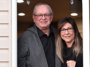 Dr. Deena Hinshaw's America Sign Language interpreter team of Randy Dziwenka and Carla Dupras on Dec. 4, 2020.