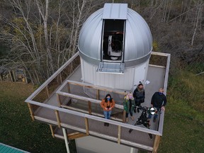 A new University of Alberta observatory opening at Miquelon Lake Provincial Park will give area stargazers a cutting-edge way to enjoy the splendour of the night skies. Image supplied