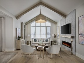 The great room in the grand prize home by Alves Development for the Big Brothers Big Sisters Dream Home Lottery.