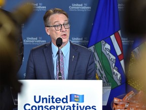 Former United Conservative Party MLA Drew Barnes in Edmonton on February 27, 2019.